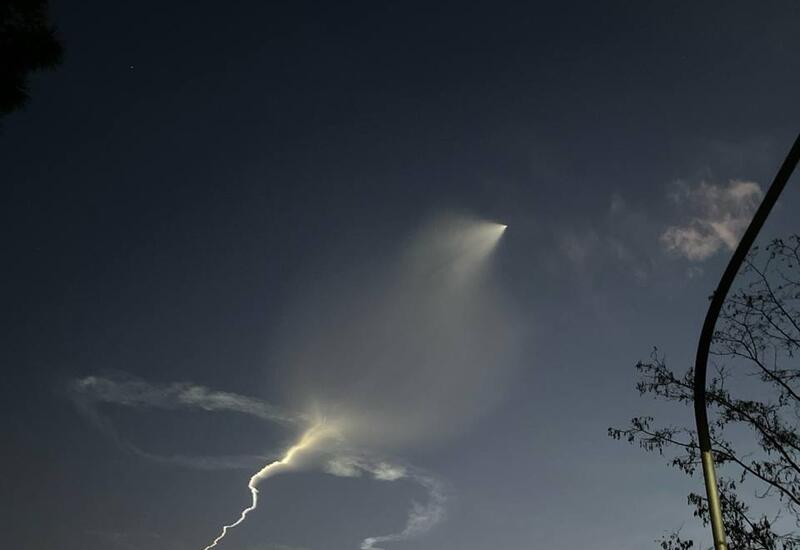 Иранские баллистические пуски создают эффект «космической медузы» в небе