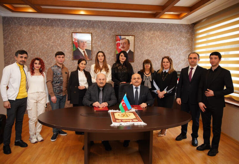 Milli Dram Teatrı ilə Şəki Teatrı arasında əməkdaşlıq memorandumu imzalanıb