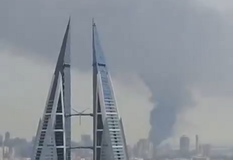 Последствия иранских атак по Манаме