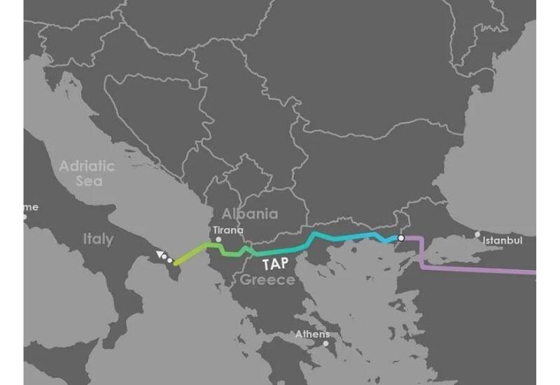 Назван объем природного газа, поставленного в Европу через TAP