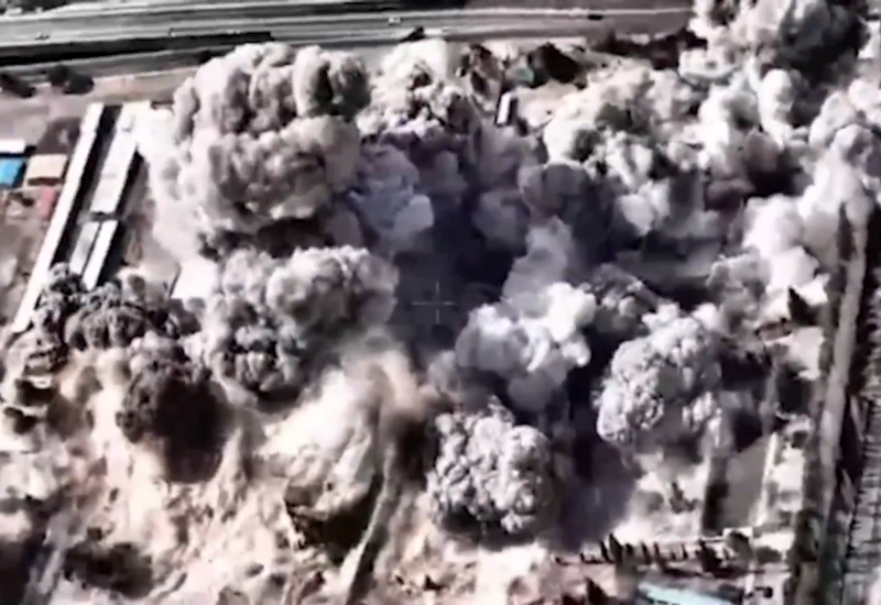 США распространили кадры удара по штаб-квартире КСИР