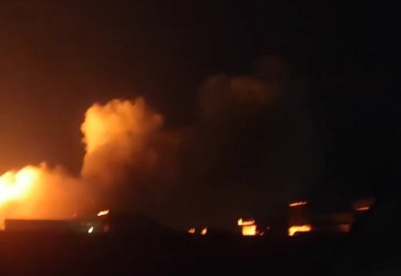 В Урмии произошел мощный взрыв