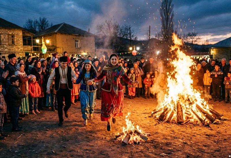 "Од чершенбеси" в Азербайджане