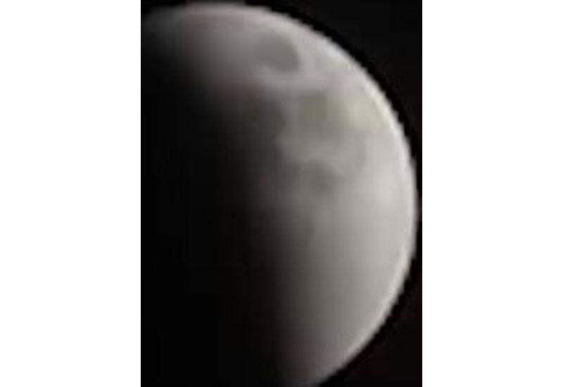 Лунное затмение в Якутске