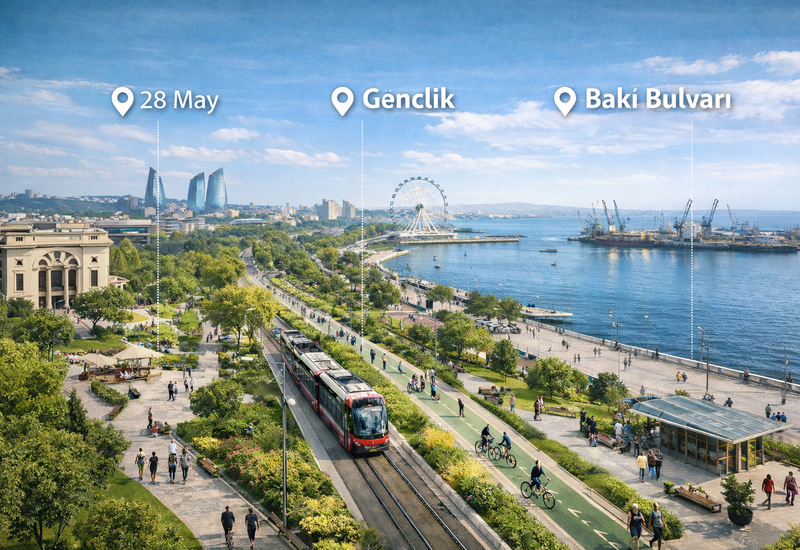 Gənclikdən bulvara qədər şəhər belə dəyişəcək