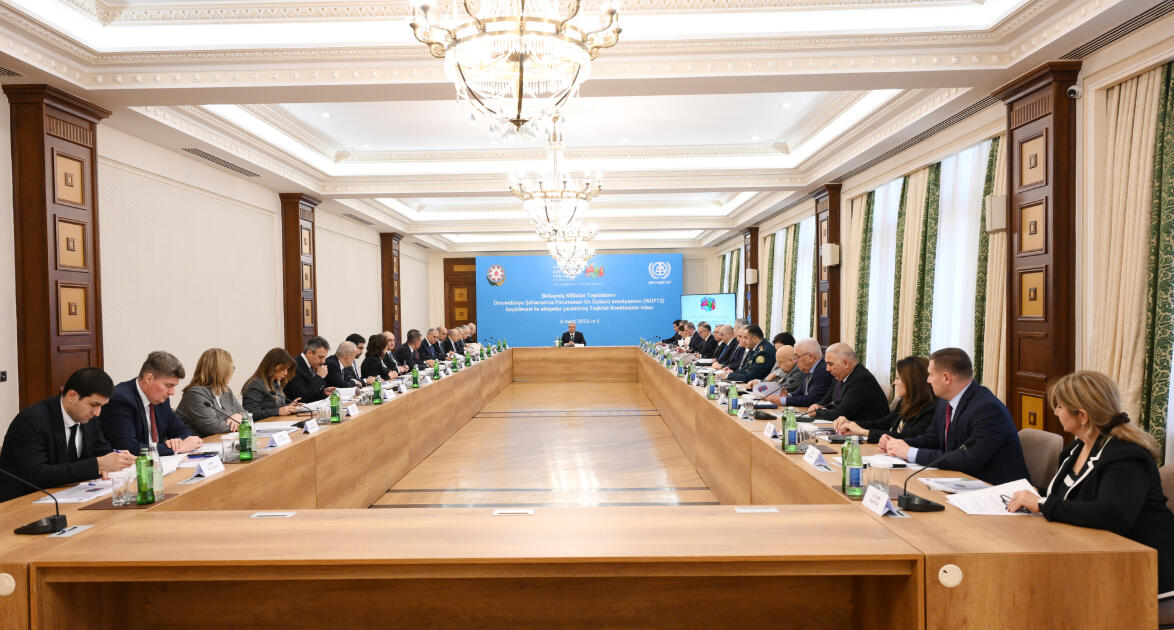 Təşkilat Komitəsinin növbəti iclasında WUF13-ə hazırlıq məsələlərinə dair məruzələr dinlənilib