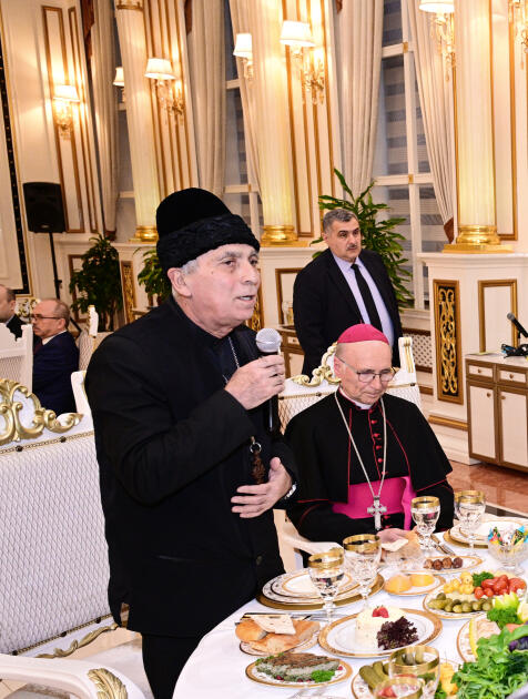 Leyla Əliyeva və Arzu Əliyeva Müqəddəs Ramazan ayı münasibətilə keçirilən iftar mərasimində iştirak ediblər