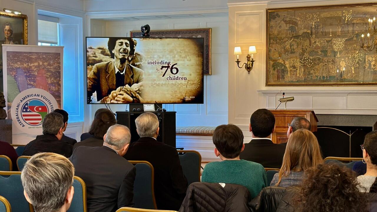 Kolumbiya Universitetində Xocalı soyqırımının qurbanları yad olunub