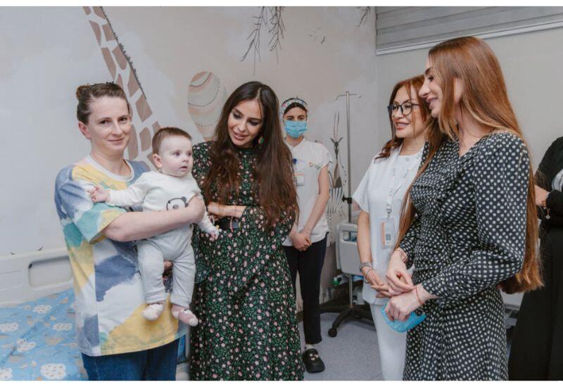 Leyla Əliyeva və Arzu Əliyeva “Leyla Medical Center”in Pediatriya Mərkəzində olublar