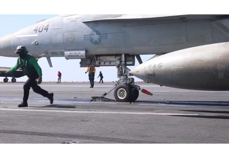 США показали кадры взлета истребителей в рамках операции против Ирана