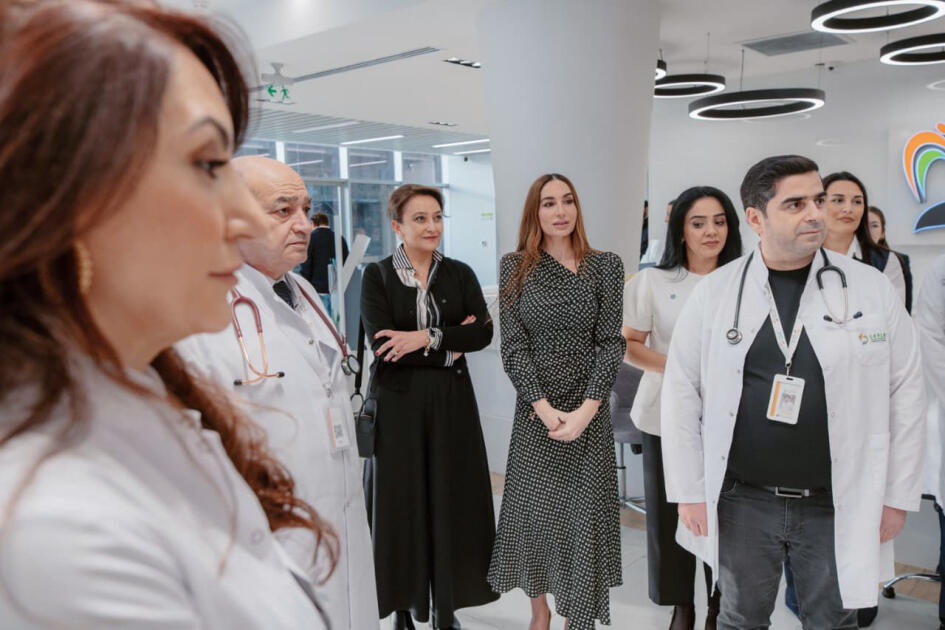 Leyla Əliyeva və Arzu Əliyeva “Leyla Medical Center”in Pediatriya Mərkəzində olublar