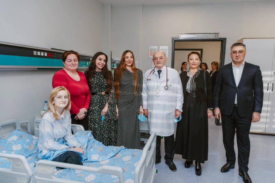 Leyla Əliyeva və Arzu Əliyeva “Leyla Medical Center”in Pediatriya Mərkəzində olublar