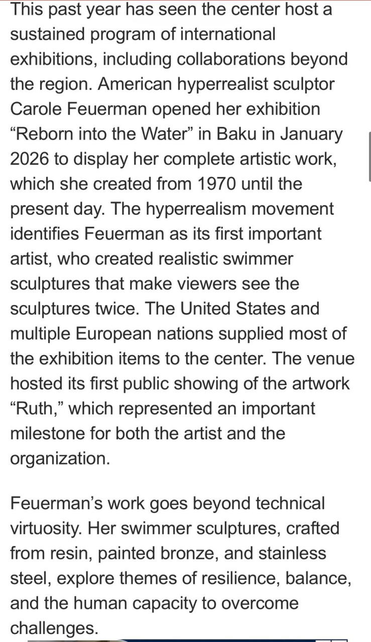 New York Post пишет о превращении Центра Гейдара Алиева в международный центр искусства