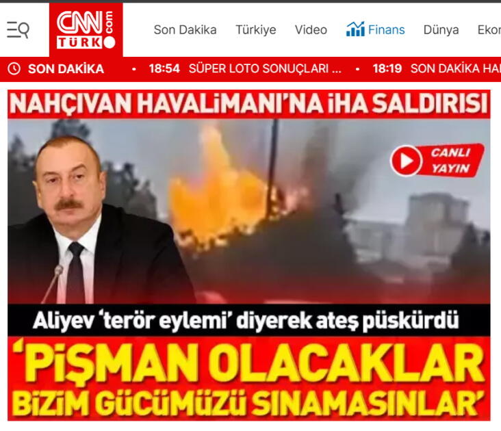 Высказывания Президента Ильхама Алиева о дроновой атаке Ирана на Азербайджан - в центре внимания мировых медиа