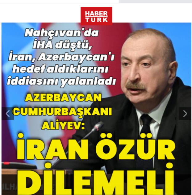Высказывания Президента Ильхама Алиева о дроновой атаке Ирана на Азербайджан - в центре внимания мировых медиа