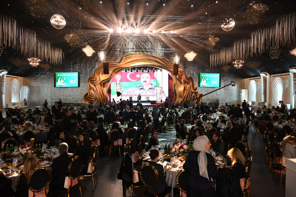 Лейла Алиева приняла участие в ифтаре вместе с семьями шехидов