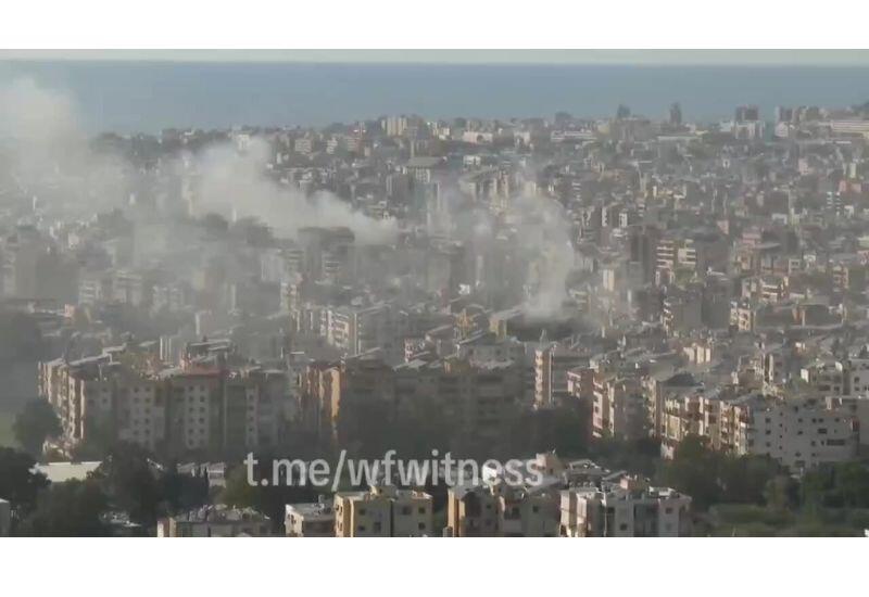 Израиль начал массированные авиаудары по району Бейрута Дахия