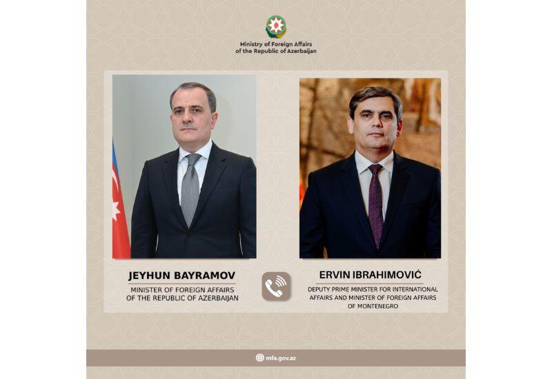 Главы МИД Азербайджана и Монтенегро обсудили ситуацию в регионе
