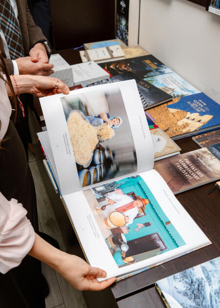 Leyla Əliyeva Bakı Beynəlxalq Multikulturalizm Mərkəzində olub