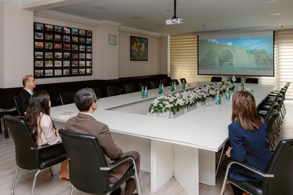 Leyla Əliyeva Bakı Beynəlxalq Multikulturalizm Mərkəzində olub