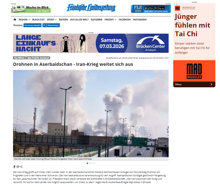 Prezident İlham Əliyevin İranın Azərbaycana dron hücumuna dair fikirləri dünya mediasının diqqət mərkəzindədir