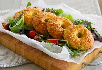 Творожные бейглы на рисовой муке <span class="color_red">быстро, вкусно и полезно</span>