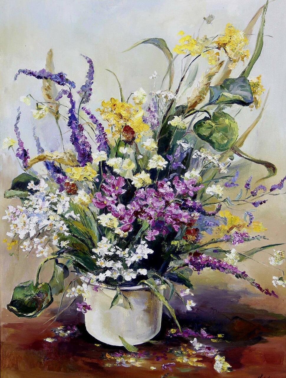 В Нахчыване открылась выставка "Женщины и цветы", посвященная 8 марта