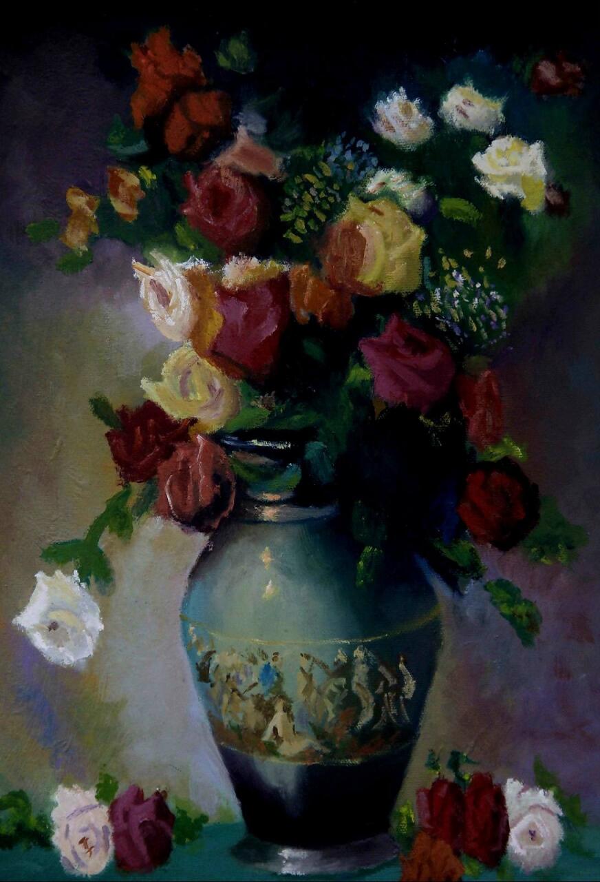 В Нахчыване открылась выставка "Женщины и цветы", посвященная 8 марта