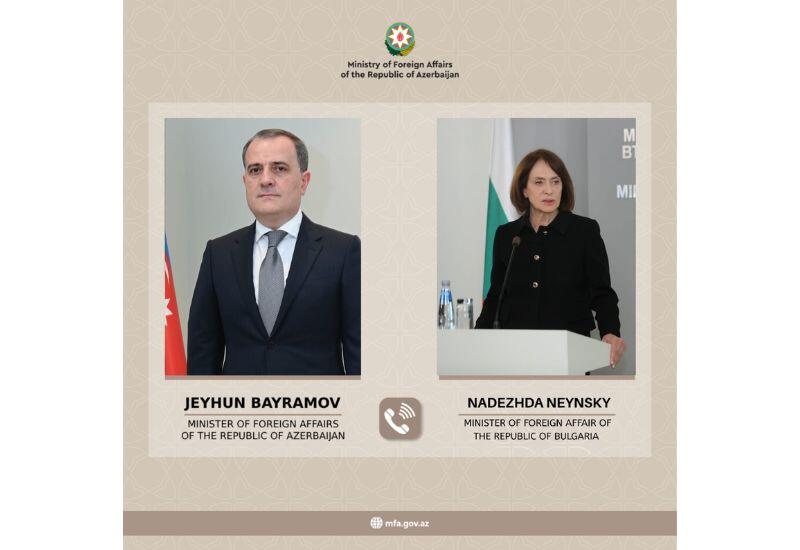 Главы МИД Азербайджана и Болгарии обсудили ситуацию на Ближнем Востоке