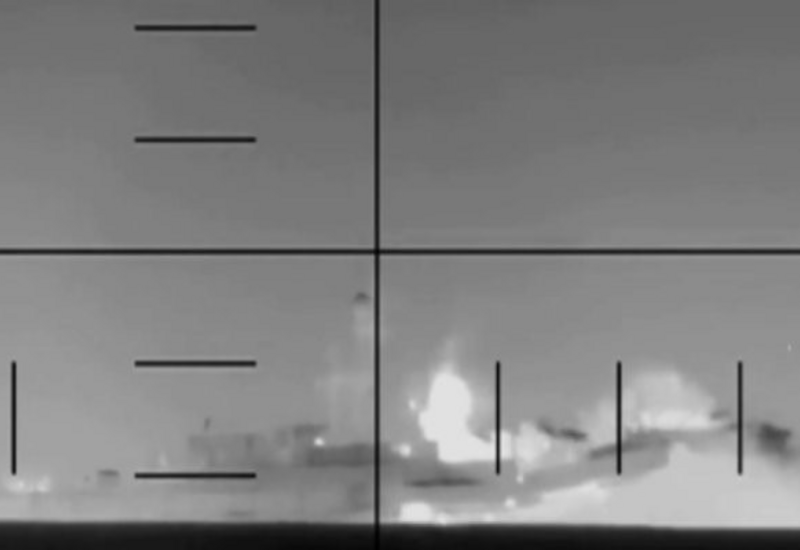 Атака американской подлодки на иранский флот