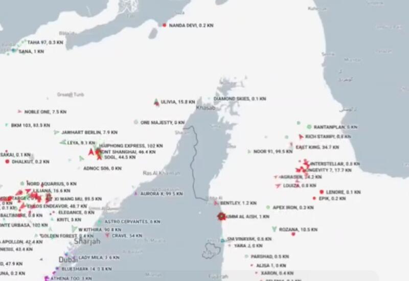 Как движутся суда в Ормузском проливе сегодня?