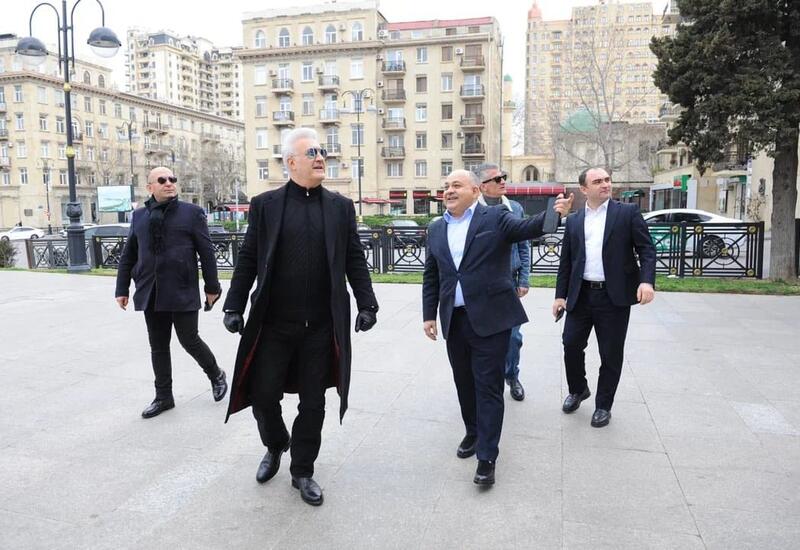 Известный турецкий актер и режиссер Тамер Карадаглы в Баку