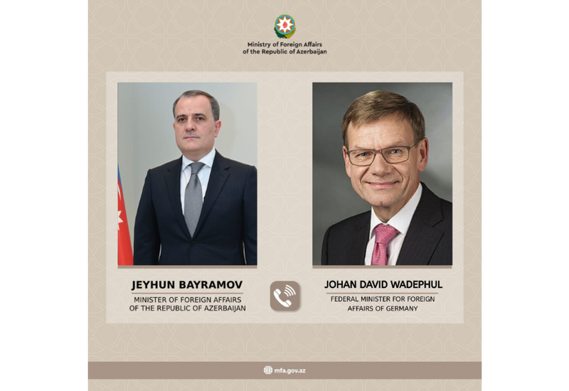 Джейхун Байрамов обсудил с немецким коллегой напряженность на Ближнем Востоке