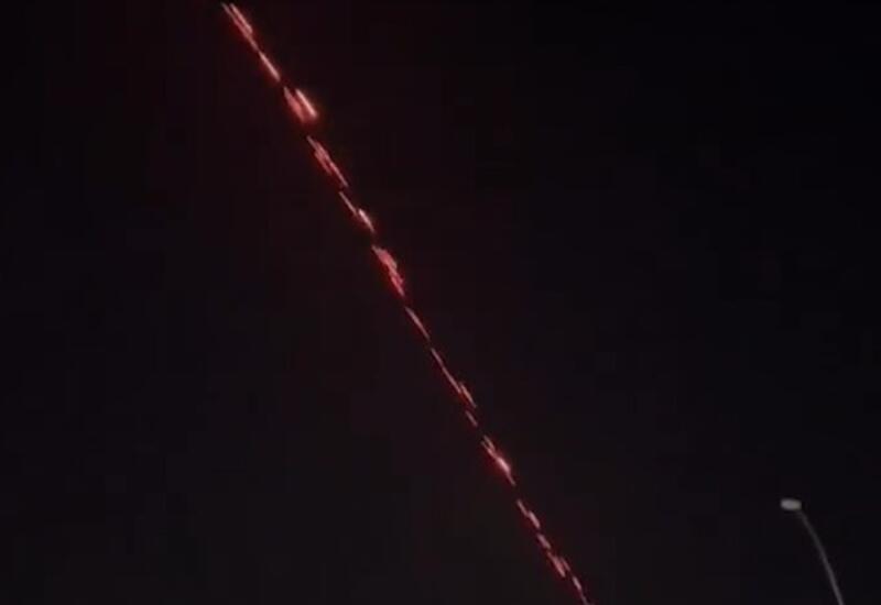 Кадры уничтожения иранских беспилотников над Ираком