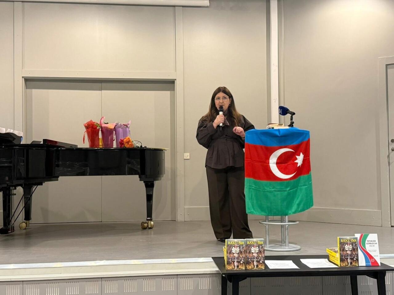 Stokholmda “Bakı 1501” tarixi romanının təqdimatı keçirilib