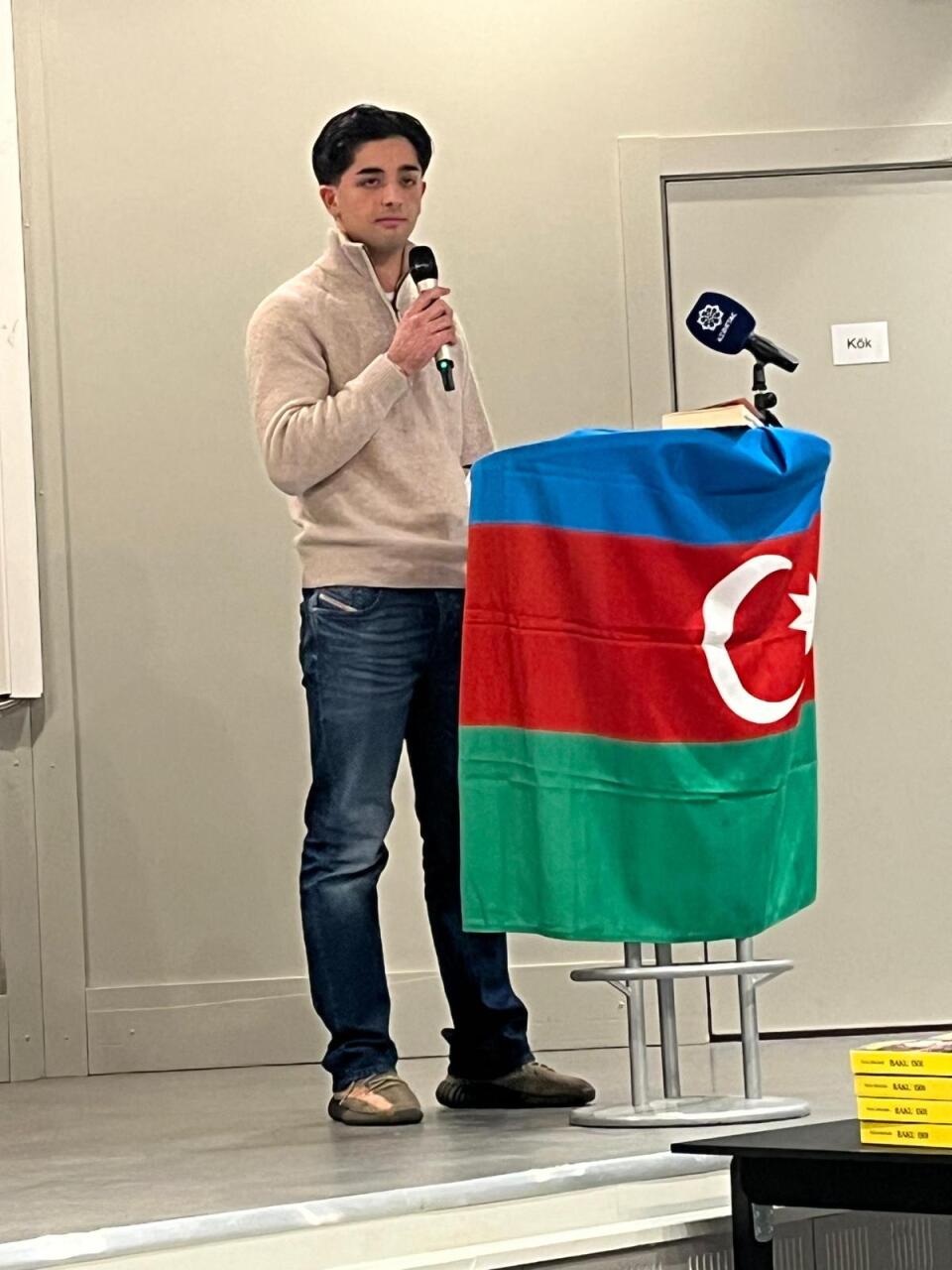 Stokholmda “Bakı 1501” tarixi romanının təqdimatı keçirilib