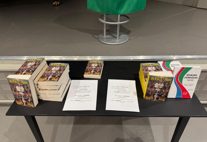 Stokholmda “Bakı 1501” tarixi romanının təqdimatı keçirilib