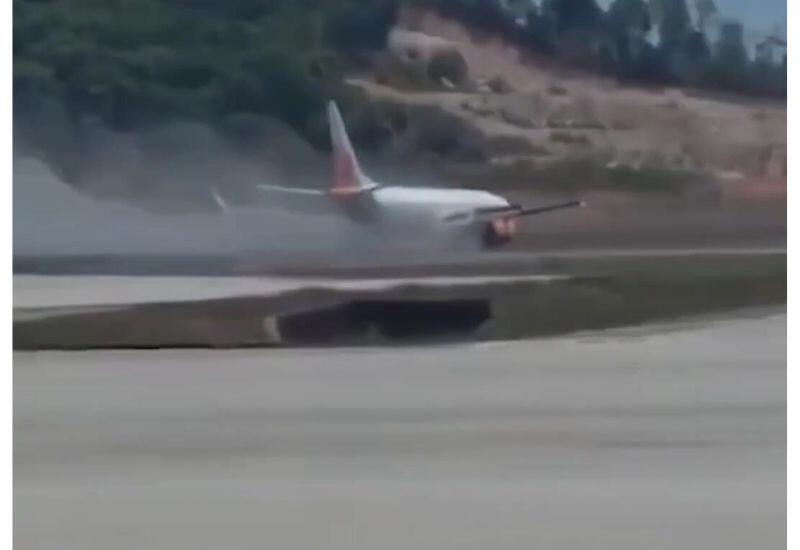 Самолет совершил жесткую посадку в аэропорту Пхукета