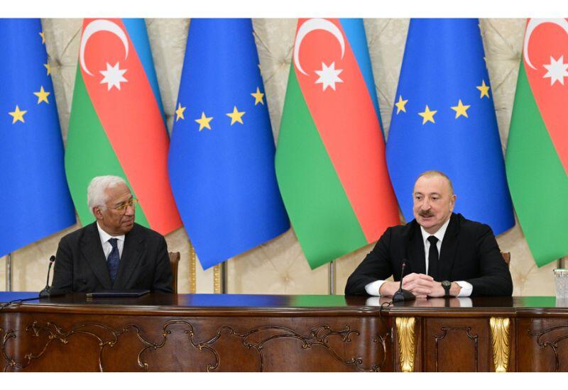 Prezident İlham Əliyev: Avropa İttifaqı ilə ikitərəfli münasibətlərimiz uğurla inkişaf edir