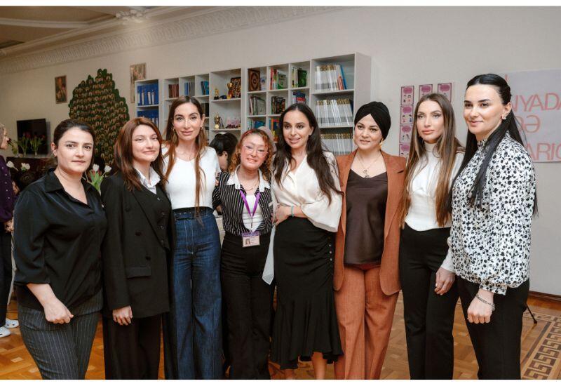 Leyla Əliyeva, Arzu Əliyeva və Alena Əliyeva “Yaşama Dəstək” Mərkəzində olublar