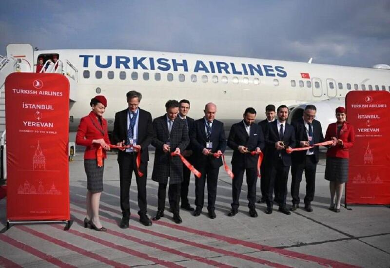 Turkish Airlines выполнил первый рейс Стамбул–Ереван