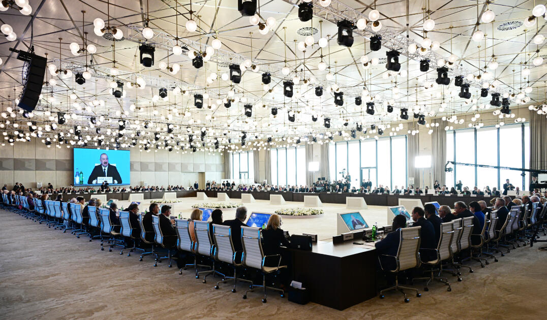 Президент Ильхам Алиев выступил на церемонии открытия XIII Глобального Бакинского форума