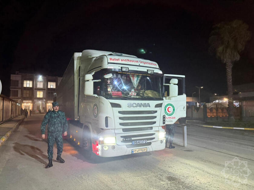 Российский самолет с гуманитарной помощью для Ирана отбыл из Азербайджана