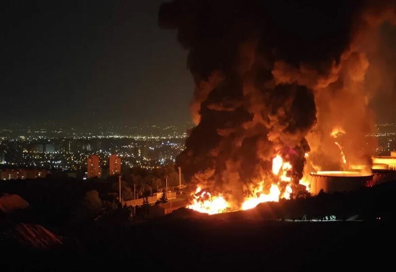 Промышленный район у Тегерана подвергся массированной бомбардировке