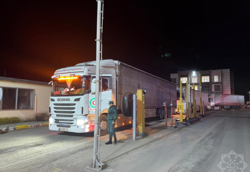 Российский самолет с гуманитарной помощью для Ирана отбыл из Азербайджана