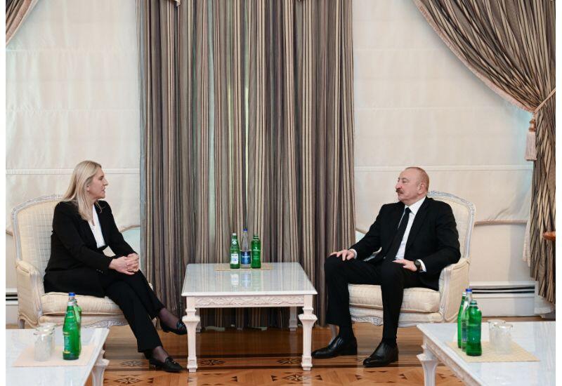 Prezident İlham Əliyev Bosniya və Herseqovina Rəyasət Heyətinin üzvü ilə görüşüb