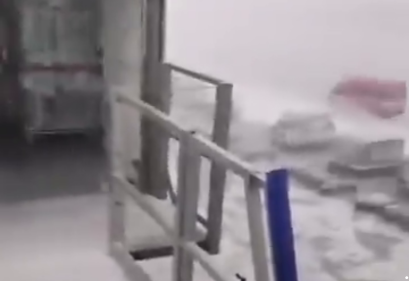 В Европе неожиданно выпал сильный град