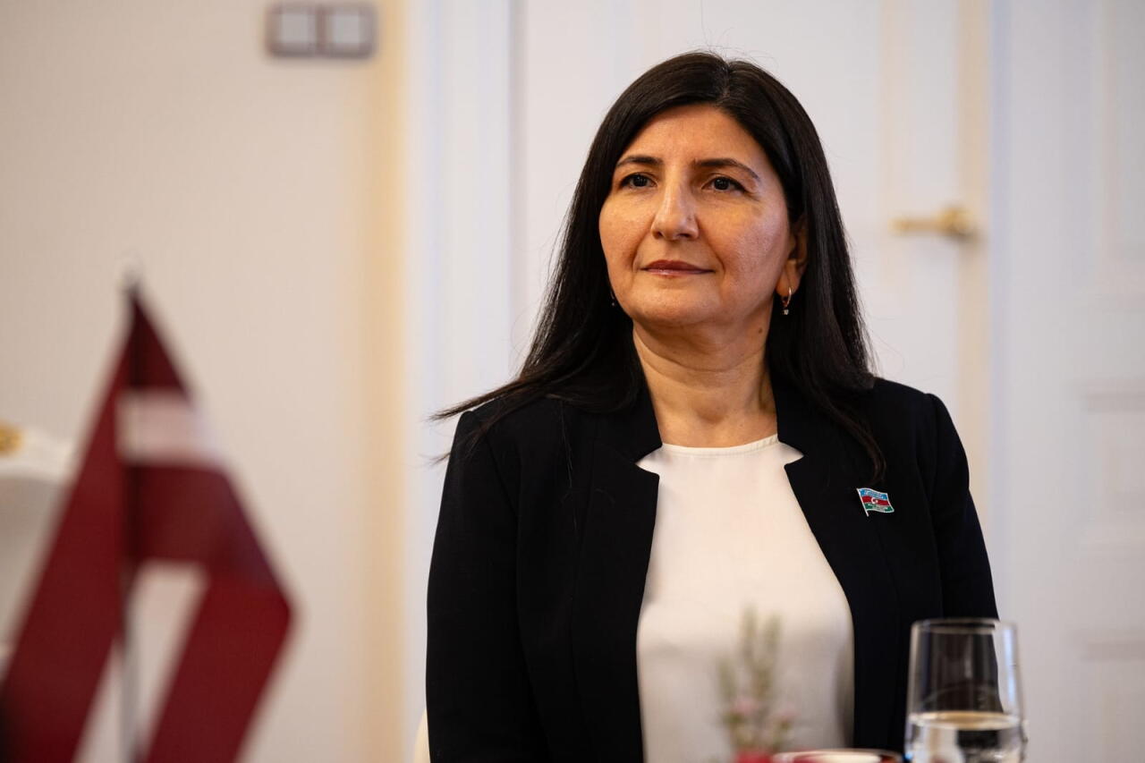 Делегация Милли Меджлиса встретилась со спикером Сейма Латвии