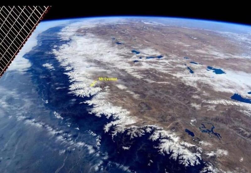 Уникальные кадры Эвереста с борта МКС