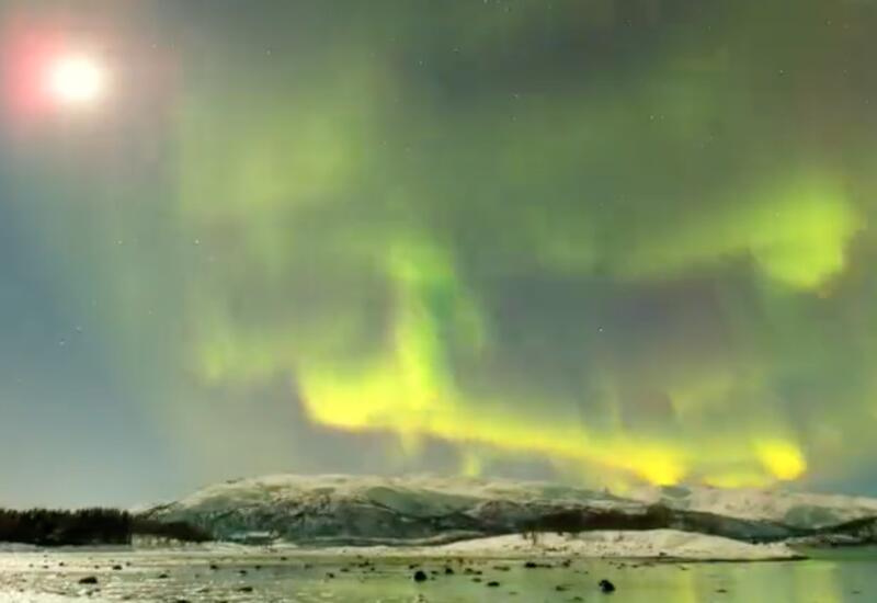 Так выглядит весеннее полярное сияние